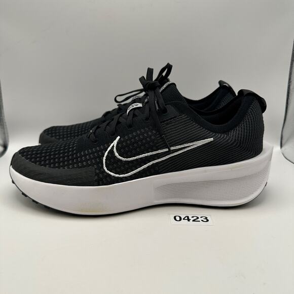 NIKE Women's 12 Interact Run Black/White Running Sneaker fd2292-003 - Picture 8 of 8